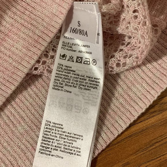 ALL SAINTS Elle Levita Open Stitch Knit Top - Picture 12 of 16